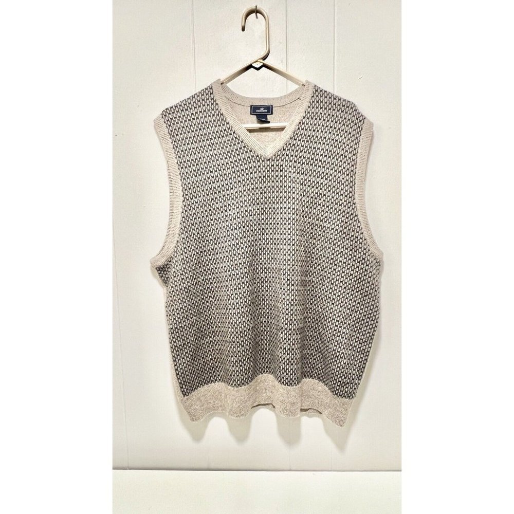 Dockers Vintage Sweater Vest Men's Sleeveless Y2k Grandpa Size XL
